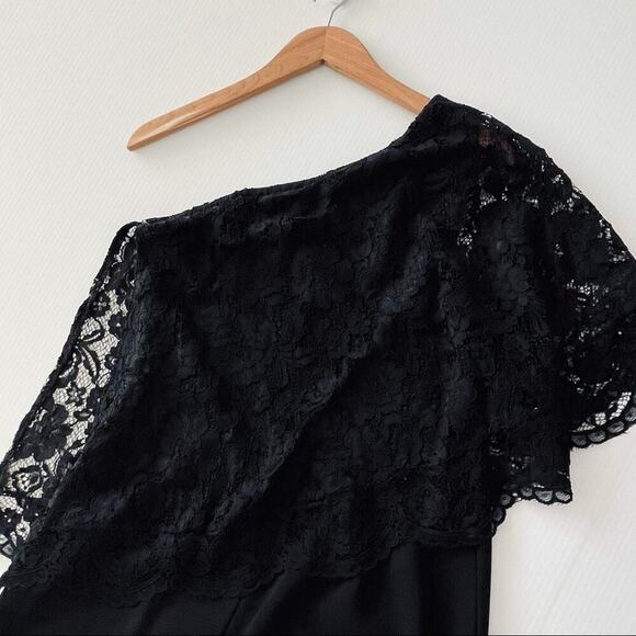 Nanette Lepore Eastern Opulence one shoulder lace - Picture 8 of 12